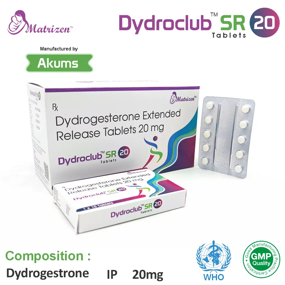 Dydrogesterone 20mg SR Tablet PCD Pharma Franchise